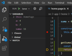 Depurar Ionic en VS Code